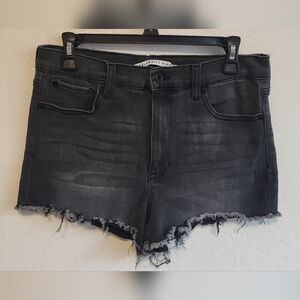 Celebrity Pink Women's Dark Grey Jean Shorts